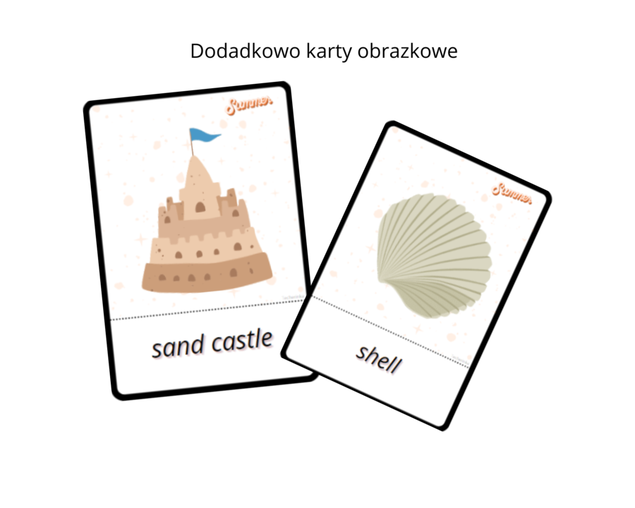 Summer Fun: Beach Vocabulary Worksheets for Preschoolers, Set- Letnia zabawa, zestaw kart pracy z plażowym słownictem, przedszkole, zerówka. Karty obrazkowe, labirynt, sudoku językowe , I spy, wakacje
