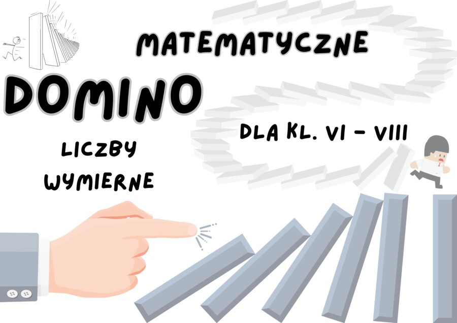DOMINO matematyczne - liczby wymierne