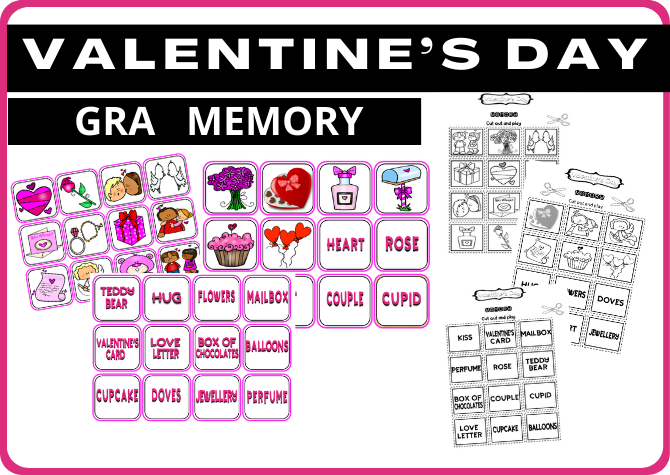 VALENTINE'S DAY - MEMORY GAME