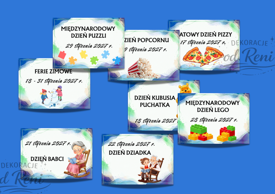 Kalendarz świąt, dni nietypowych i ważnych dat w roku szkolnym 2026/2027  wersja 1