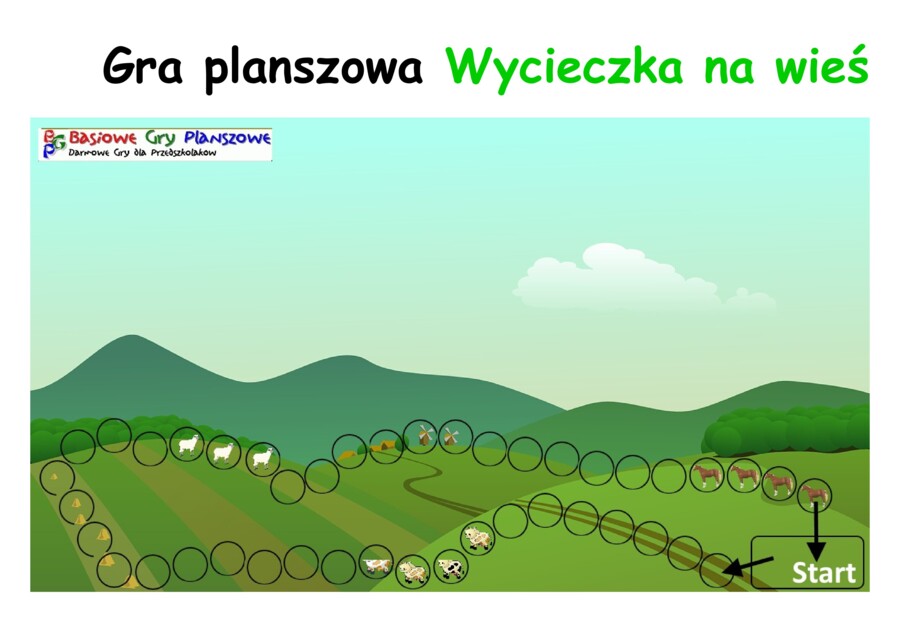 Wycieczka na wieś – Gra planszowa
