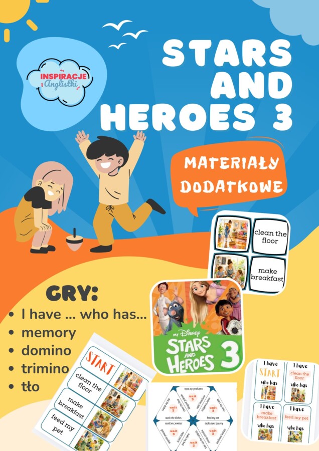 Stars and Heroes - materiały dodatkowe, gry