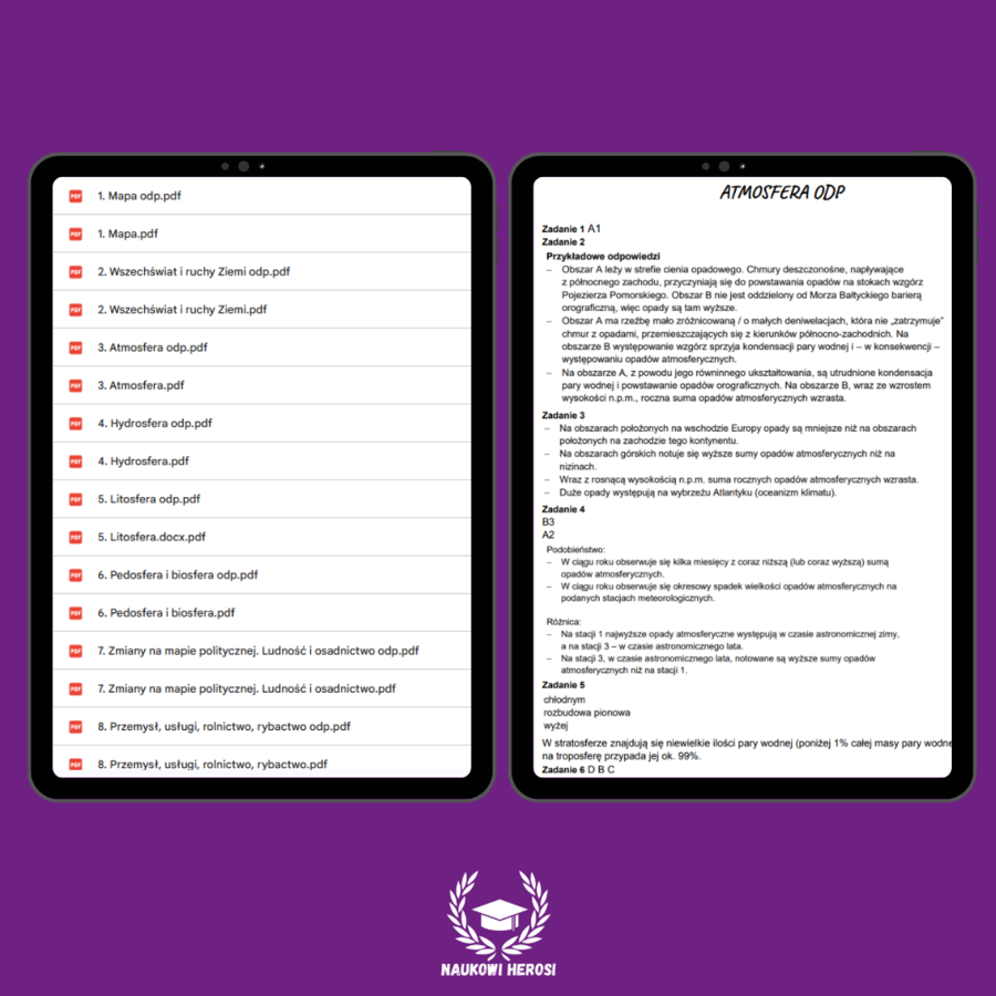 Zbiór zadań maturalnych - Geografia