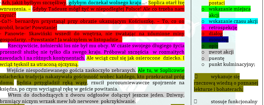 OPOWIADANIE TWÓRCZE W KLASIE SIÓDMEJ I ÓSMEJ- PRZEZ OBSERWACJĘ DO TWORZENIA