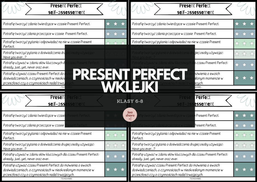 Present Perfect wklejki