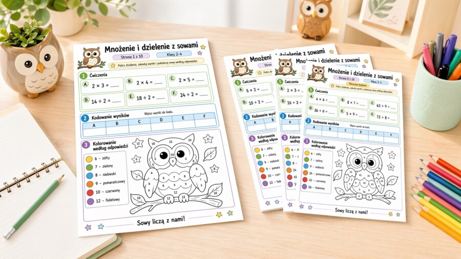 Mnożenie i dzielenie z sowami