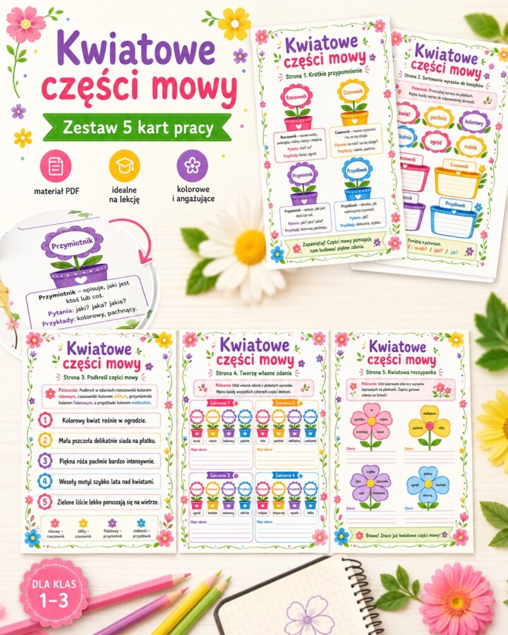 Kwiatowe części mowy