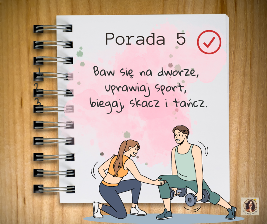 Gazetka "Co robić, aby być zdrowym?"