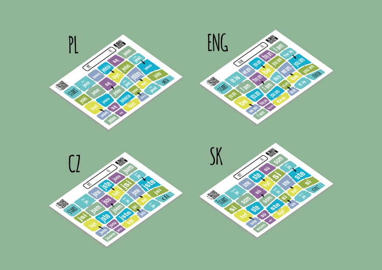 BYĆ 01 - gra planszowa - angielski