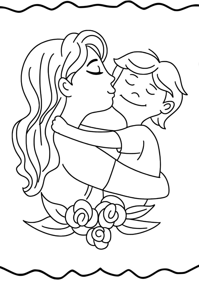 DZIEŃ MAMY I TATY - KOLOROWANKI