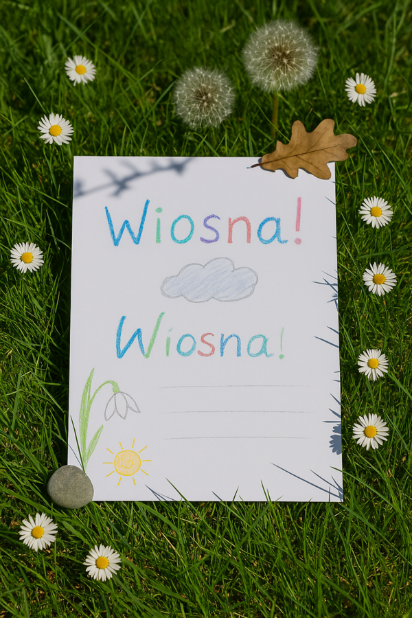 Karta pracy „Wiosenne odkrycia”