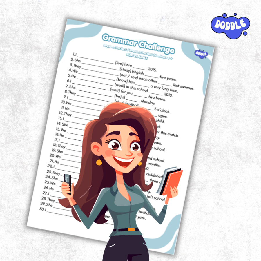 For & Since - Present Perfect i Present Perfect Continuous