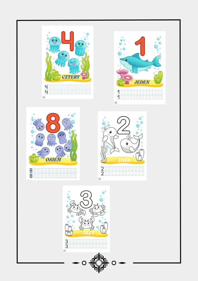 NAUKA LICZENIA - KARTY PRACY