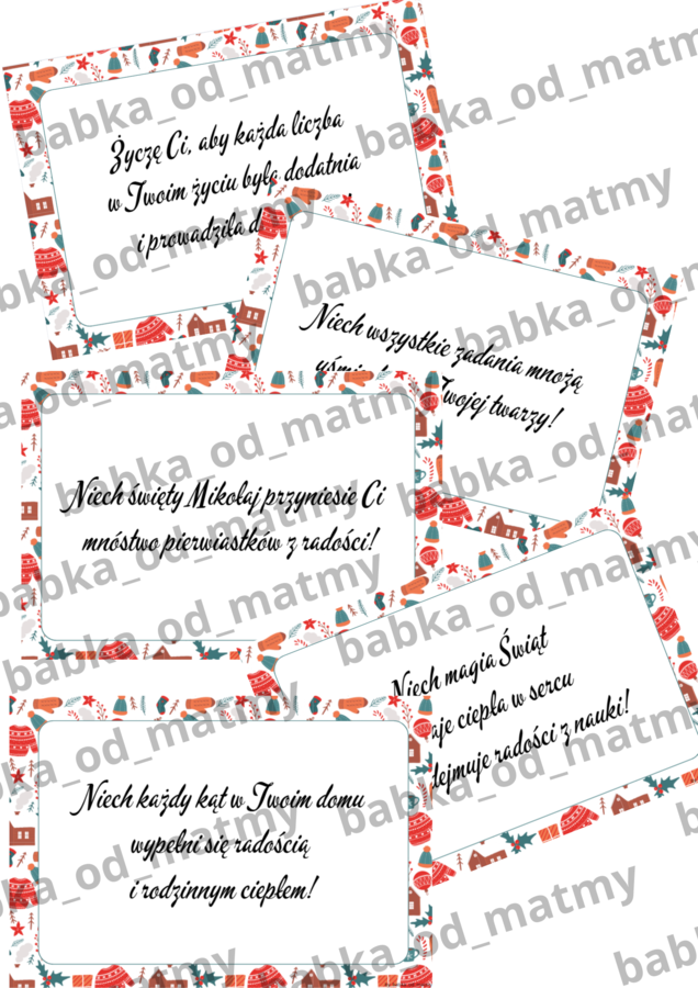 Matematyczne życzenia świąteczne NOWOŚĆ!