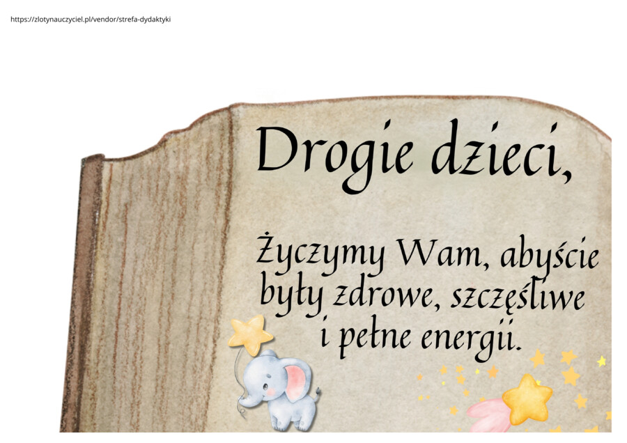 WITAJCIE W NOWYM ROKU PRZEDSZKOLNYM