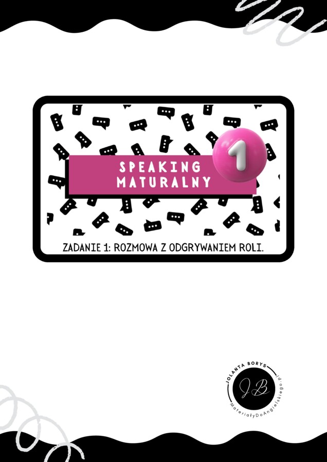 "Speaking Maturalny, część 1"
