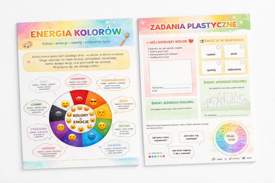 Plakat „Energia kolorów”
