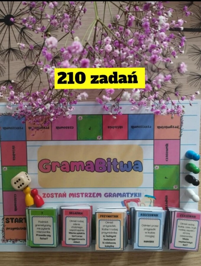 GramaBitwa - Zostań mistrzem gramatyki!