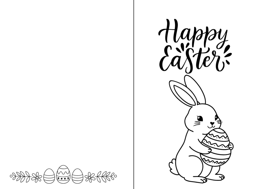 Happy Easter cards kartki wielkanocne do kolorowania 11 sztuk