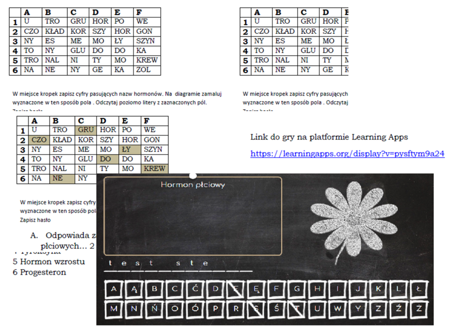 Hormonalna kodowanka dla klasy 7