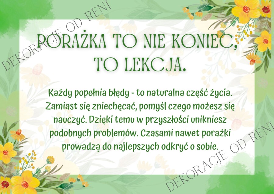 Jak poradzić sobie z porażką