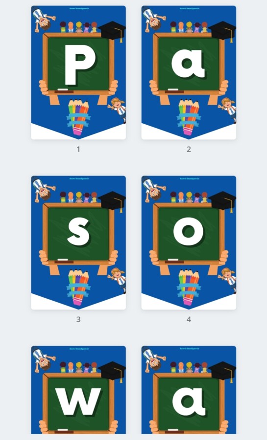 Girlanda- Pasowanie/Ślubowanie