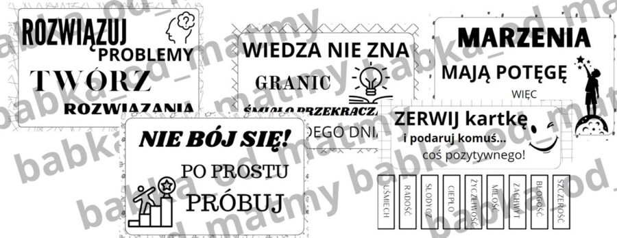 Materiały na gazetkę klasową - hasła motywujące i WAKACJOODLICZACZ!