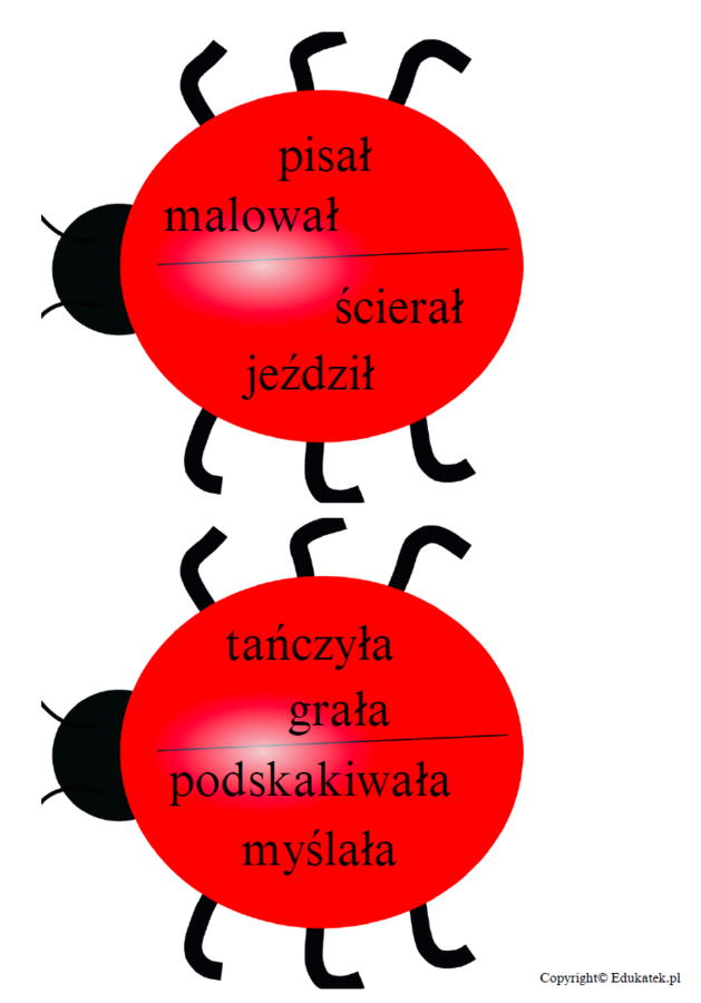 Ilustrowane części mowy