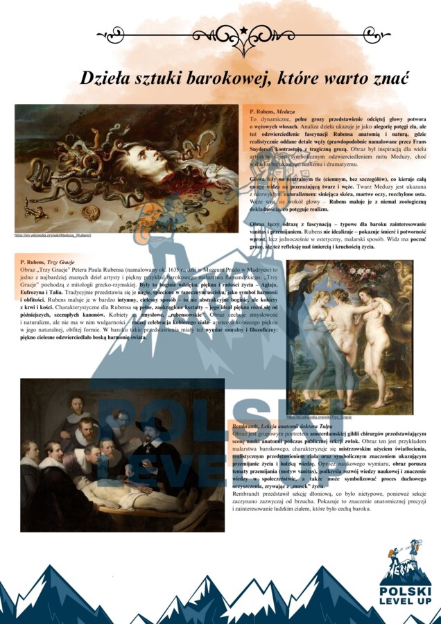 Barok_pakiet 5 elementów (opracowanie epoki+test z epoki+ Skąpiec+test ikonograficzny+fiszki)