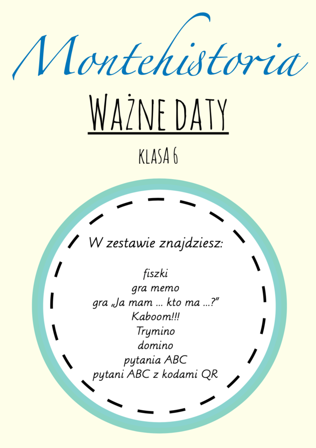 Ważne daty klasa 6