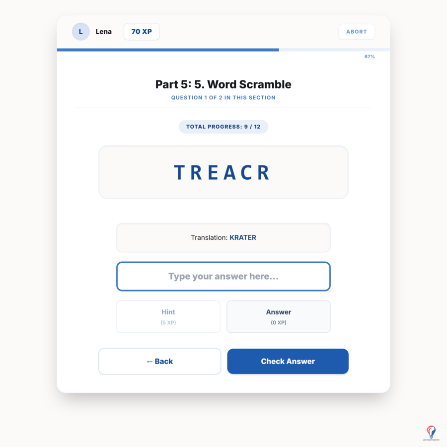 Generator testów, THE 3-LEVEL PRESS Issue #01