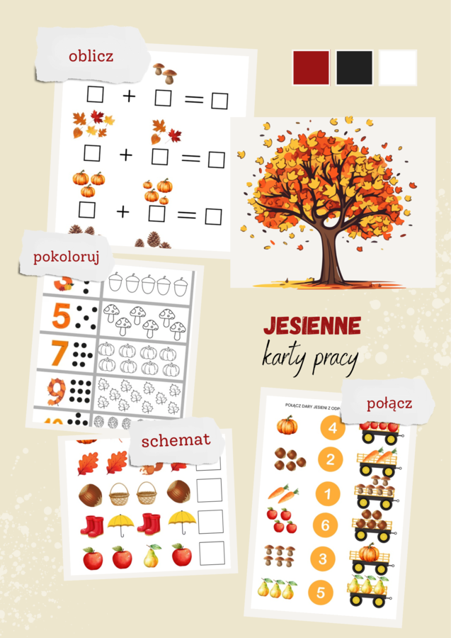 JESIEŃ karty pracy