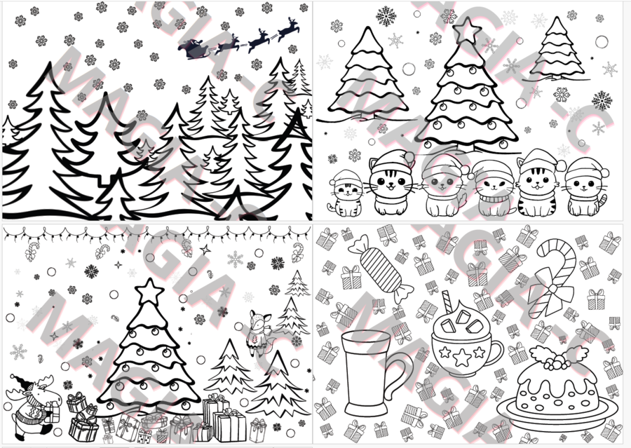 Świąteczne kolorowanki