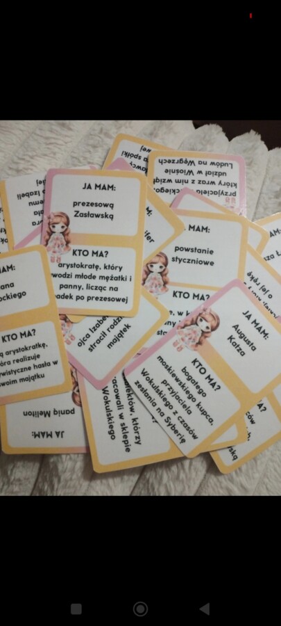 "Lalka" - gra z serii "Ja mam... kto ma?"