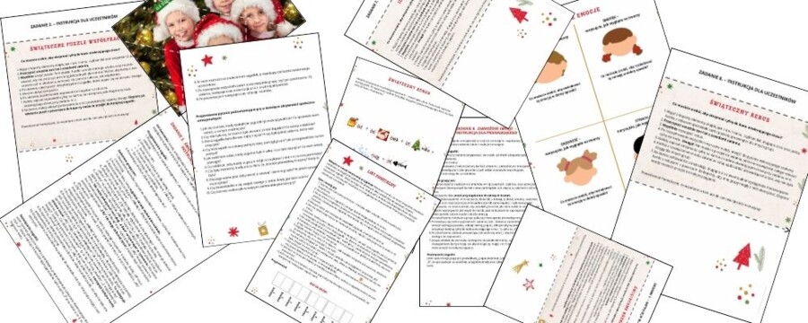 Escape room. Na ratunek świątecznym relacjom. Gra dla dzieci w wieku 6-9 lat