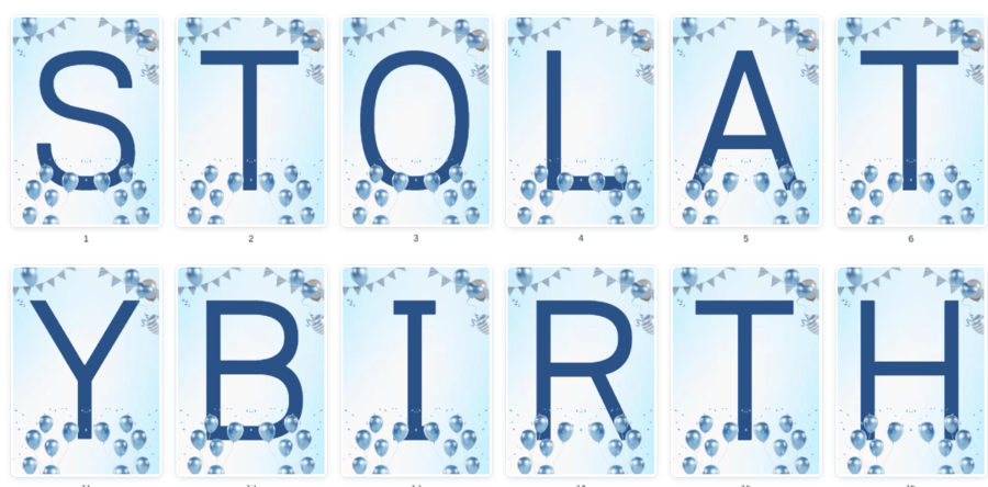 STO LAT! HAPPY BIRTHDAY ! 100 LAT! - girlanda