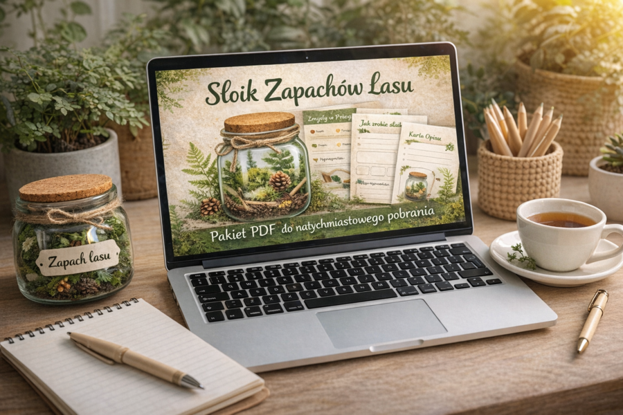 Słoik zapachów lasu