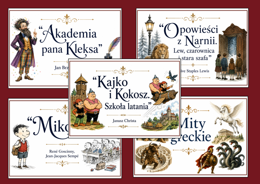 📚NASZE LEKTURY - gazetka szkolna – 23 strony