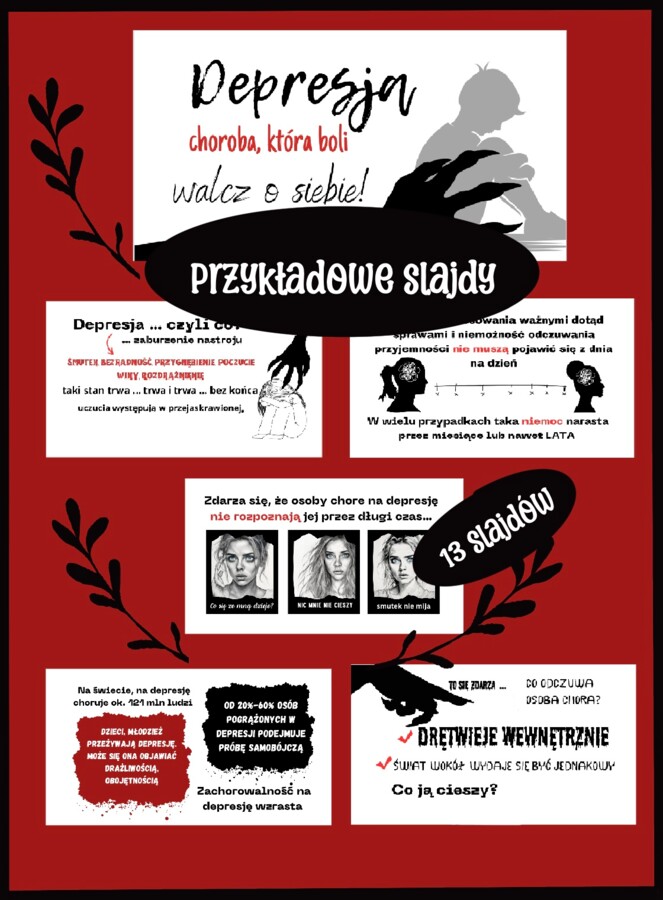 Depresja - prezentacja, gazetka