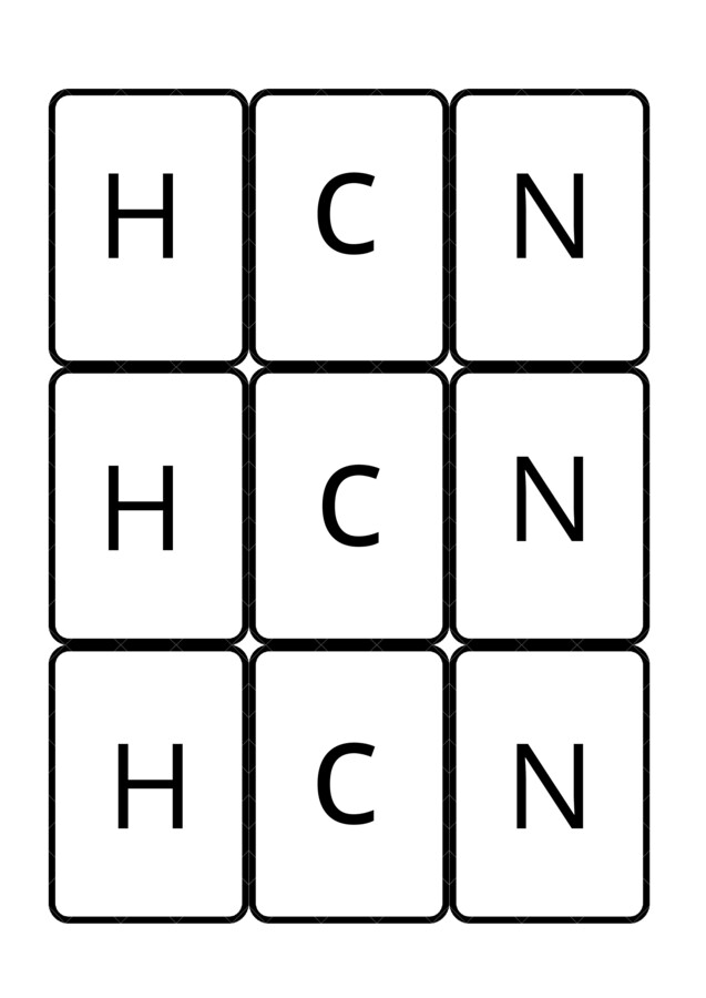 Gra memory - Pierwiastki Chemiczne