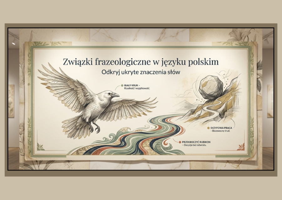 📚 ZWIĄZKI FRAZEOLOGICZNE – prezentacja multimedialna (15 slajdów)
