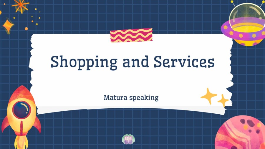 🛍️ Speaking Practice – Shopping and Services (Matura Speaking Pack) 💬 (materiał konwersacyjny, poziom B1/B2, 23 strony)matura ustna, zakupy, usługi, reklama, konwersacje po angielsku, angielski B1 B2, pytania maturalne, speaking matura, symulacje egzamin