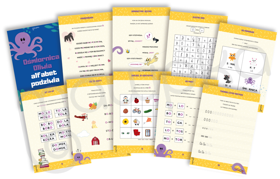 Zeszyt zadań do nauki samogłoski O