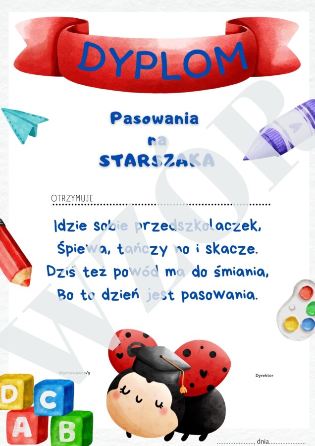 Biedronka Pasowanie na Starszaka