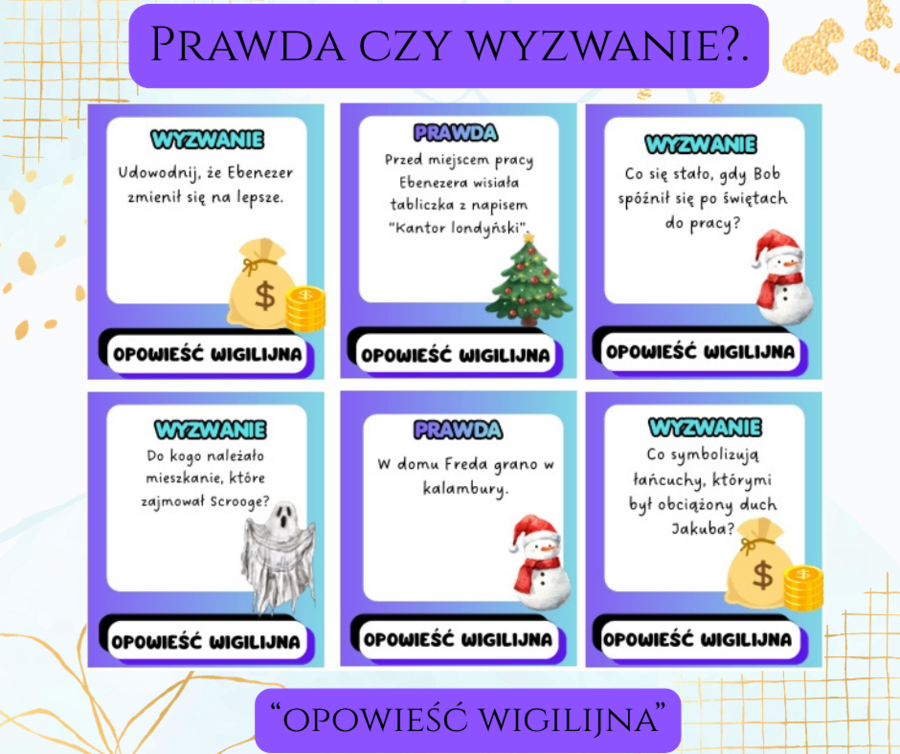 Prawda czy wyzwanie - Opowieść wigilijna