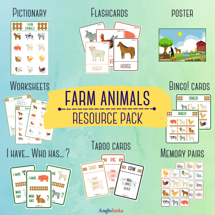 Farm Animals | Resource Pack | Zestaw