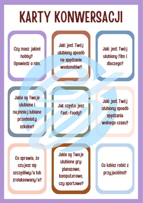 Karty Konwersacji – Niezbędne Narzędzie na Zajęcia Wychowawcze i Integracyjne