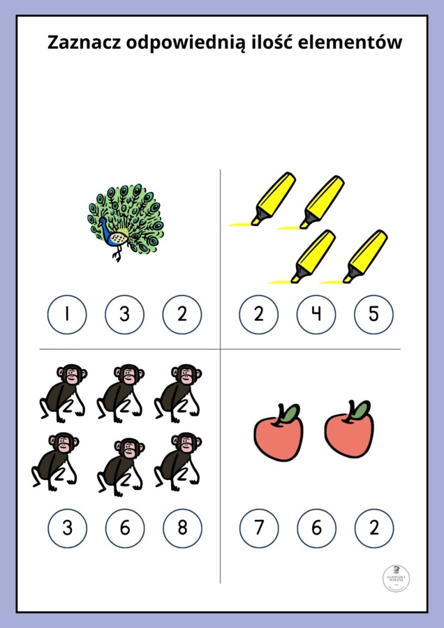 MEGA zestaw zadań dla dzieci w wieku przedszkolnym