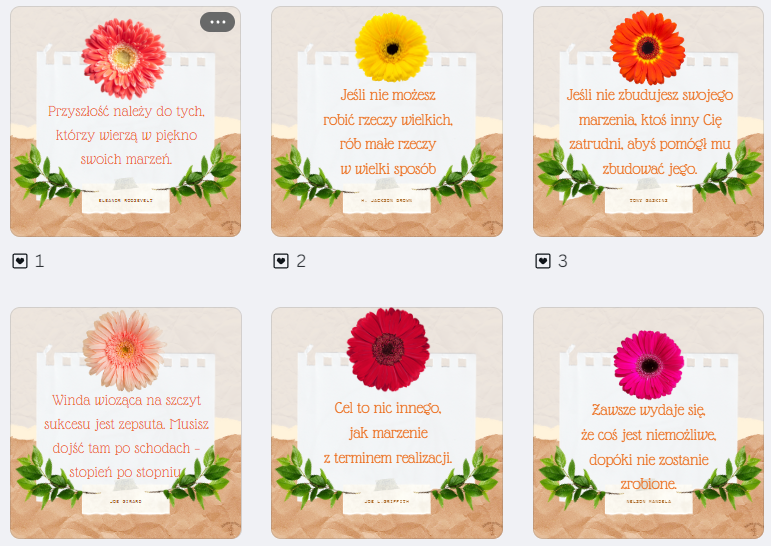 Gazetka polonistyczna - 10 kart, cytaty, motywacja