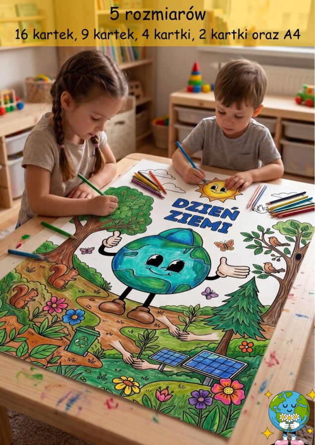 Kolorowanka DZIEŃ ZIEMI